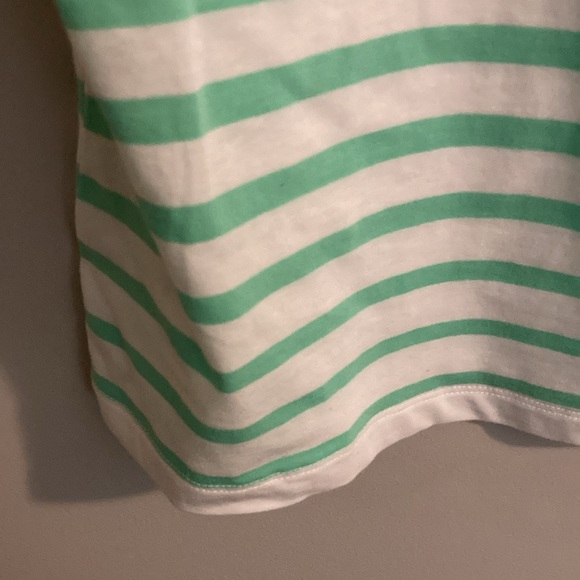 Liz Claiborne women’s teal green striped top - Picture 9 of 14